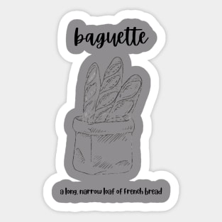 Baguette Sticker